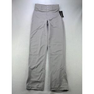 BE Team Express Baseball Pants Size S Gray 13.5W 32.5 Inseam New With Tags